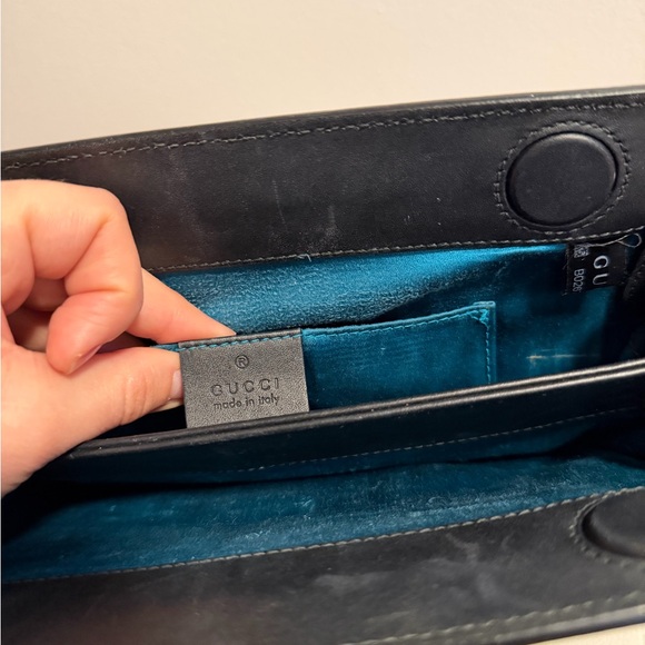 Gucci Black and Green Women's Bag - Picture 7 of 9